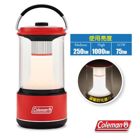 【美國 Coleman】BG LED 帳蓬露營營燈(防水性能IPX4.570g)/CM-34245 紅✿30E010